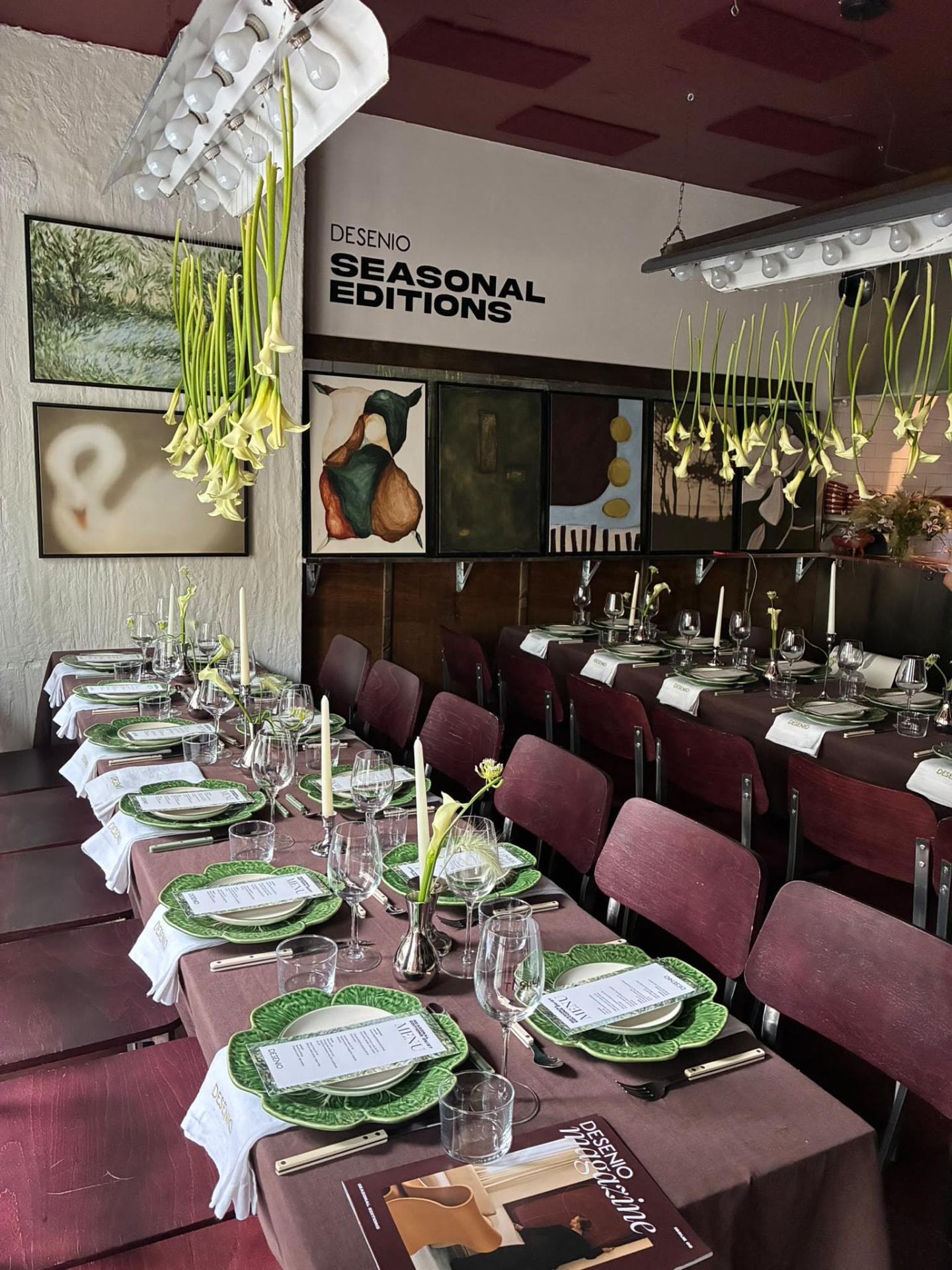 Desenio Seasonal Editions event staged for a product launch